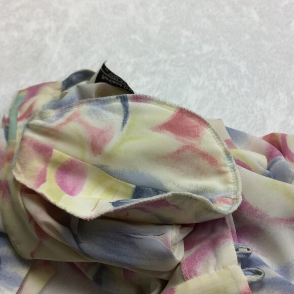 Vintage Miss Sophisticates Pendleton Skirt Blouse Set 10 Womens Pink Floral - Picture 14 of 16